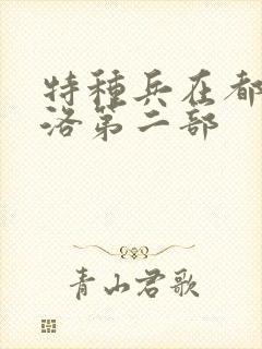 特种兵在都市杨洛第二部