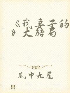 《我妻子的一切》大结局