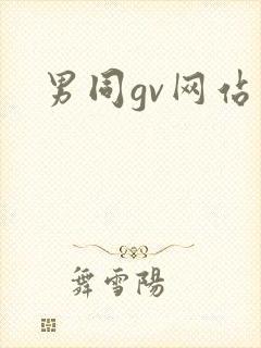 男同gv网站