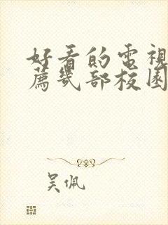 好看的电视剧推荐几部校园剧