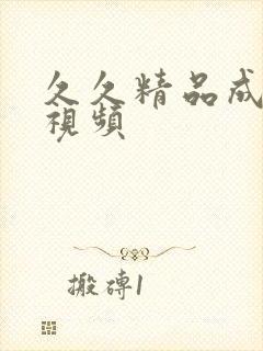 久久精品成年人视频