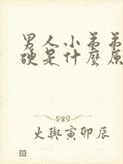 男人小弟弟不够硬是什么原因