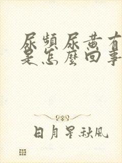 尿频尿黄有异味是怎么回事