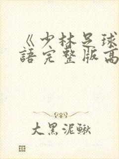 《少林足球》国语完整版高清