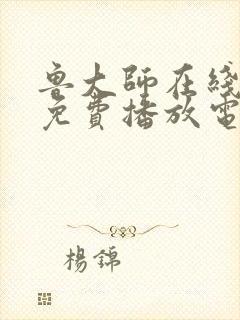 鲁大师在线观看免费播放电视剧全部