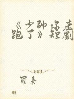 《少帅你老婆又跑了》短剧