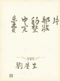 梦中的那片海免费完整版封面