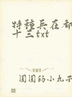 特种兵在都市夜十三txt