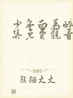 少年白马醉春风集免费观看