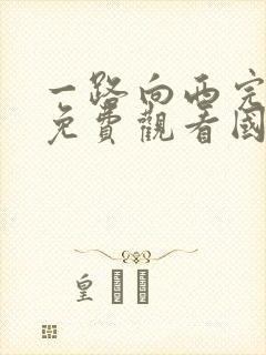 一路向西完整版免费观看国语