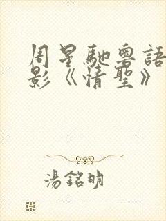 周星驰粤语版电影《情圣》封面