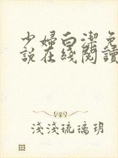 少妇白洁免费小说在线阅读