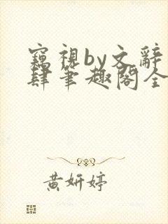 窃视by文辞恣肆笔趣阁全文阅读