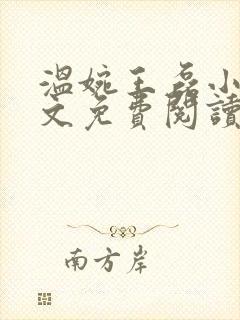 温婉王磊小说全文免费阅读无弹窗封面