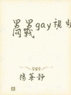 男男gay视频网战