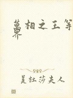 万相之王等级境界