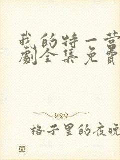 我的特一营电视剧全集免费观看封面