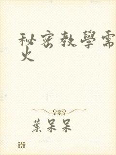 秘密教学需要灭火