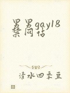 男男gay18禁网站封面