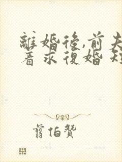 离婚后,前夫哭着求复婚 短剧