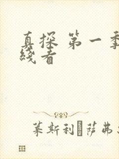 真探 第一季在线看