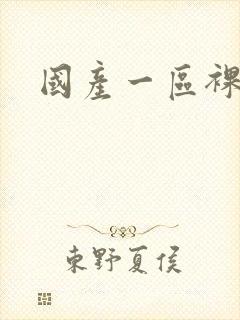 国产一区裸体封面