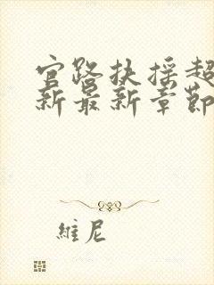 官路扶摇超前更新最新章节免费阅读小说