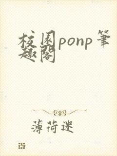 校园ponp笔趣阁封面