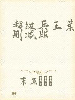 超级兵王叶谦未删减版