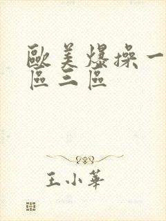 欧美爆操一区二区三区