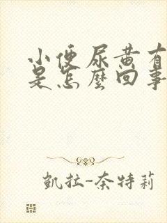 小便尿黄有异味是怎么回事