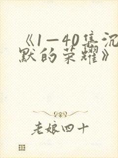 《1—40集沉默的荣耀》全集免费观看