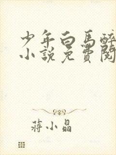 少年白马醉春风小说免费阅读