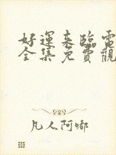 好运来临电视剧全集免费观看封面