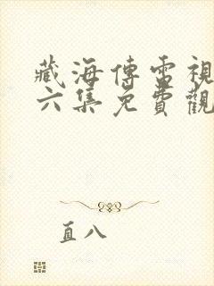 藏海传电视剧第六集免费观看