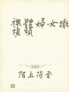 裸体妇女撒尿的视频