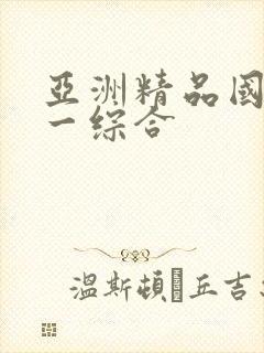 亚洲精品国产第一综合