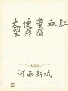 大便带血肛门撕裂疼痛封面