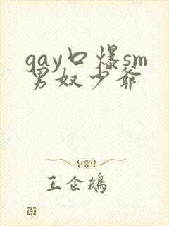 gay口爆sm男奴少爷