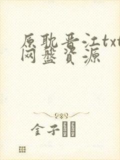 原耽晋江txt网盘资源