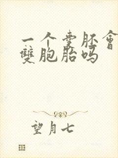 一个囊胚会变成双胞胎吗