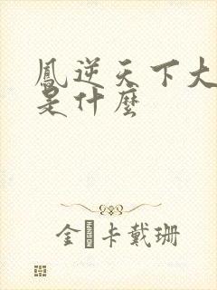 凤逆天下大结局是什么