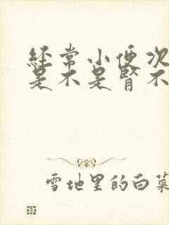 经常小便次数多是不是肾不好