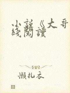 小说《大哥》在线阅读