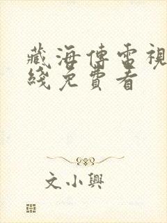 藏海传电视剧在线免费看