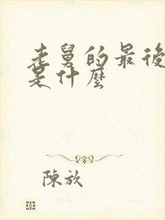 老舅的最后结局是什么