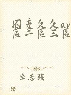 国产久久av一区二区三区