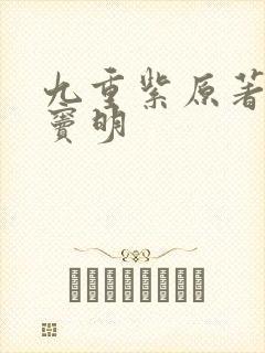 九重紫原著小说窦明