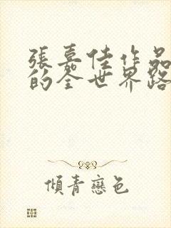 张嘉佳作品从你的全世界路过简介