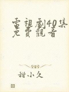 电视剧40集全免费观看